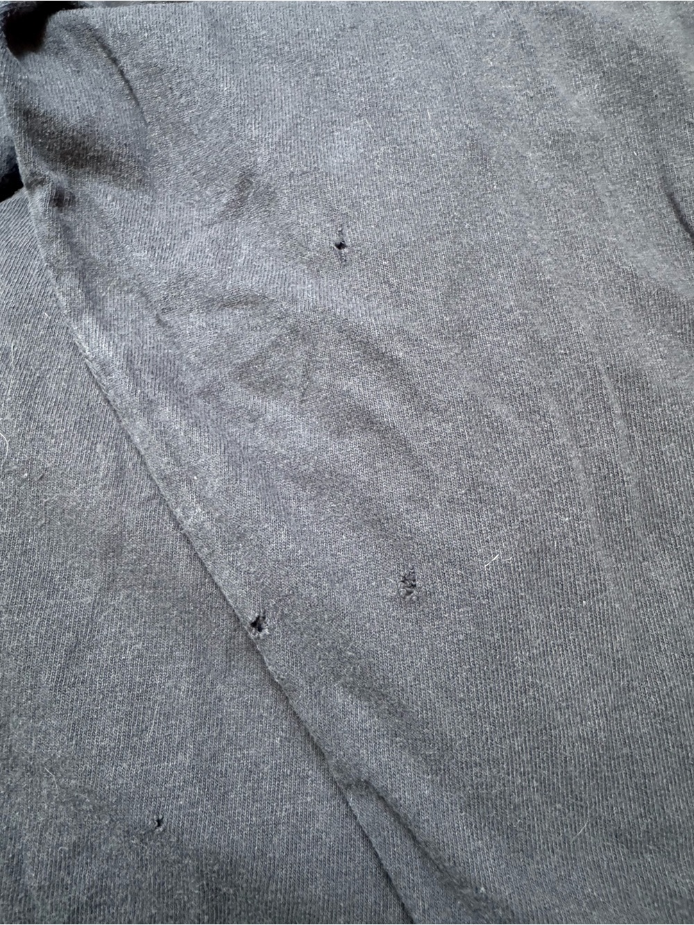 Carhartt Navy Long Sleeve Pocket Tee with Logo Patch - Picture 3 of 3